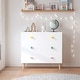 preview thumbnail 32 of 38, Kids 3 Drawer Dresser, Baby Nightstand for Bedroom,Storage Cabinet for Toddler Child for Living Room,Toddler Room, Nursery