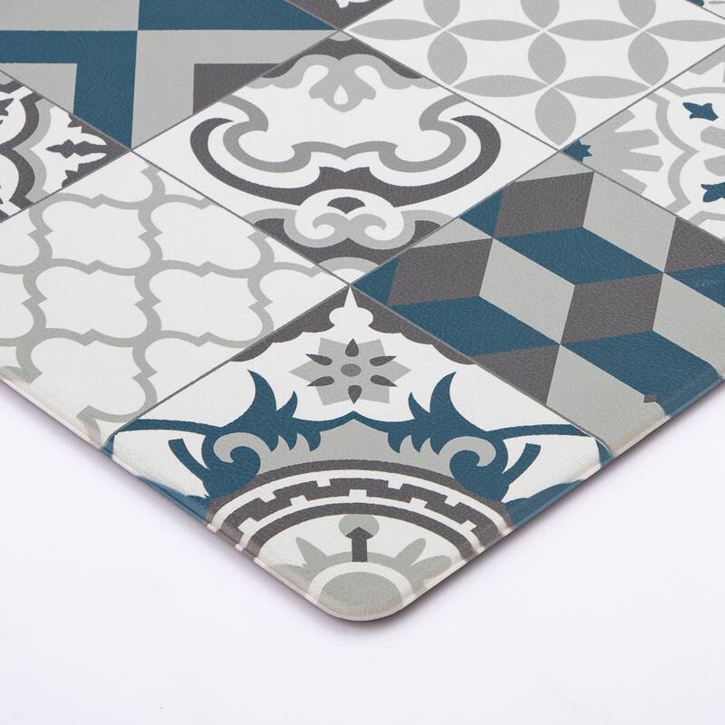 Vortiara Foam Kitchen Mat Boho Moroccan Style
