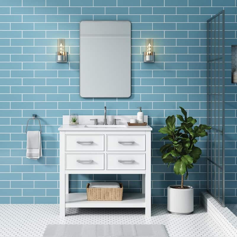Avanity BROOKS-VS37-E Brooks 37" Free Standing Single Basin Vanity Set
