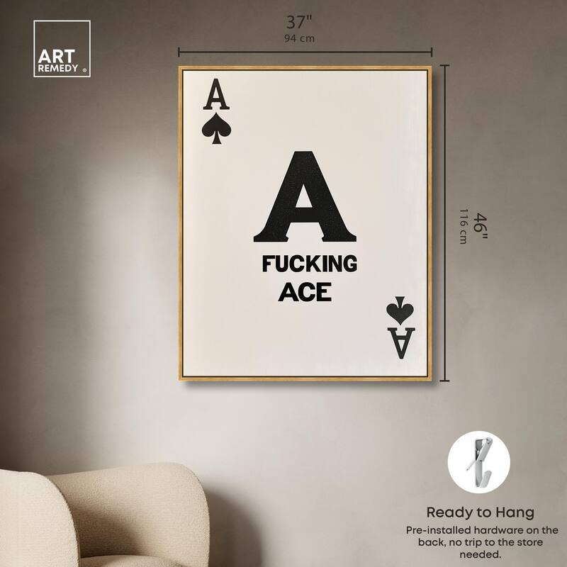 Ace Canvas by Art Remedy