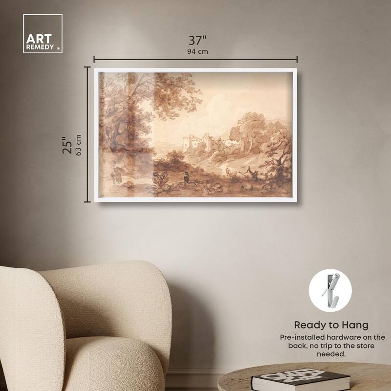 Carew Castle Shadowbox by Art Remedy