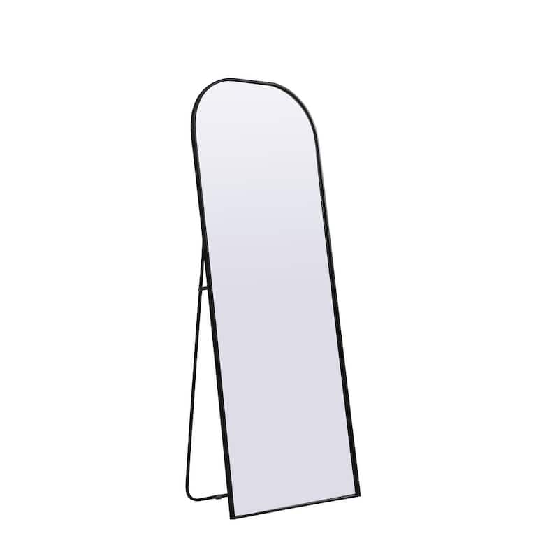 Indigo Home Metal Frame Arch Full Length Mirror 28x74 Inch