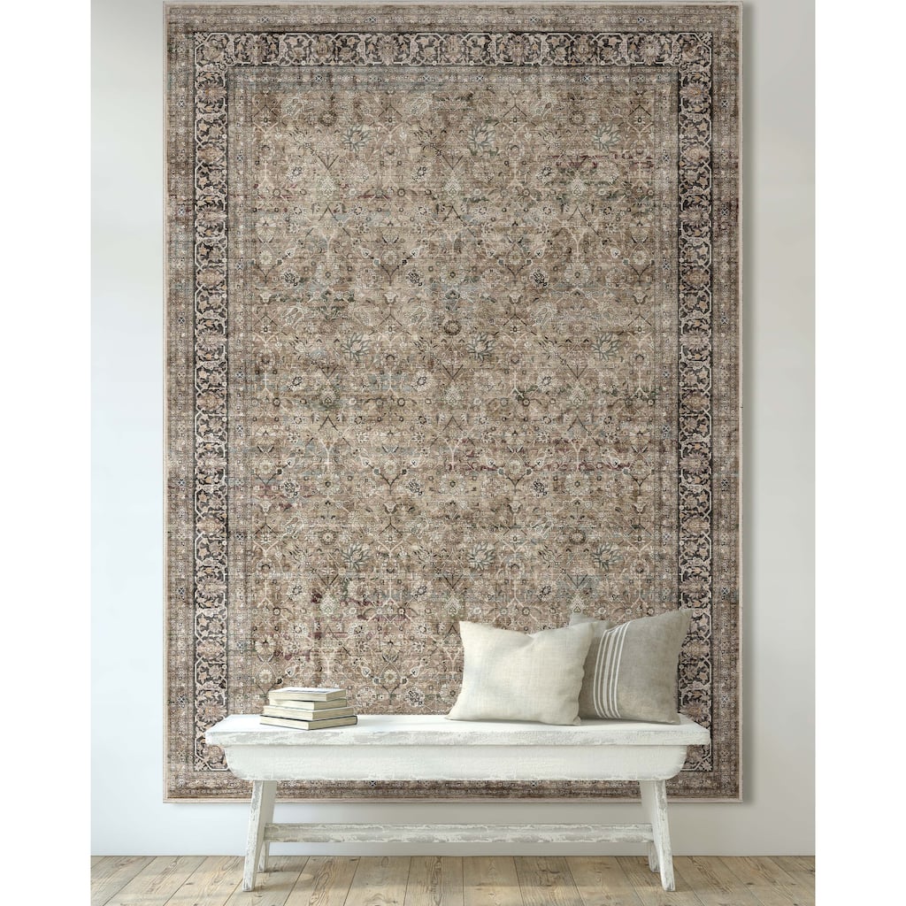 Well Woven Asha Delphine Vintage Persian Flat-Weave Area Rug