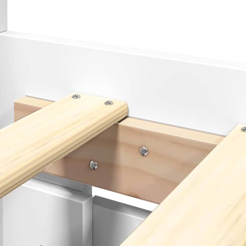 vidaXL Bed Frame 2 pcs Engineered Wood