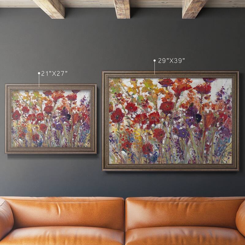 Variety of Flowers I Premium Framed Canvas- Ready to Hang