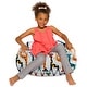 preview thumbnail 64 of 189, Kids Bean Bag Chair, Big Comfy Chair - Machine Washable Cover 27 Inches Medium - Canvas Giraffes on White