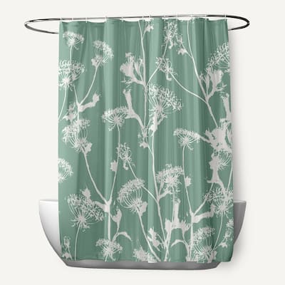 Windy Blossom Shower Curtain