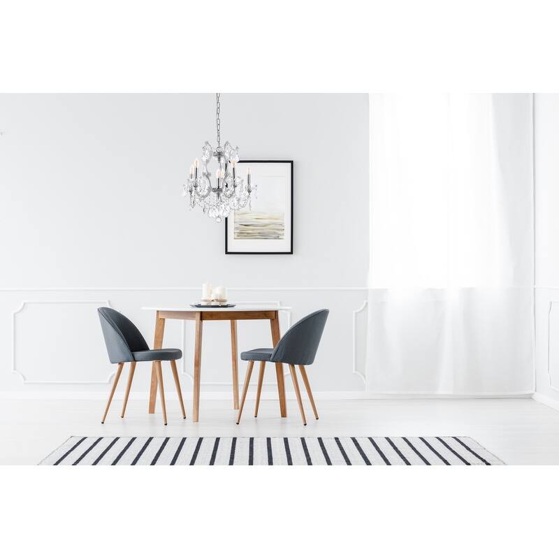 Fleur Illumination Collection Pendant D:20in H:25in Lt:6 Chrome Finish