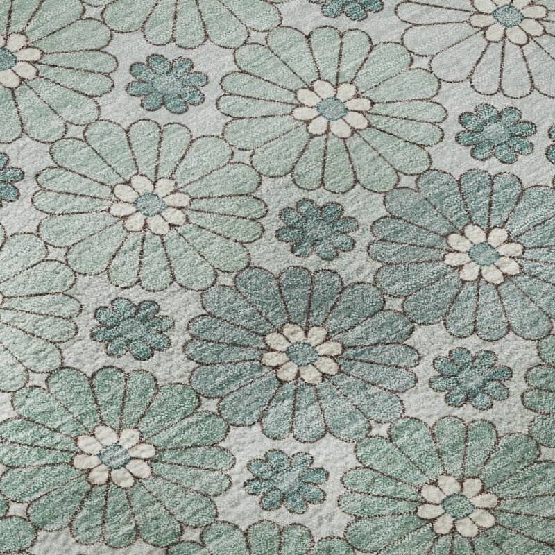 Premium Washable Super Soft Whimsy Mosaic Mayfield Rug