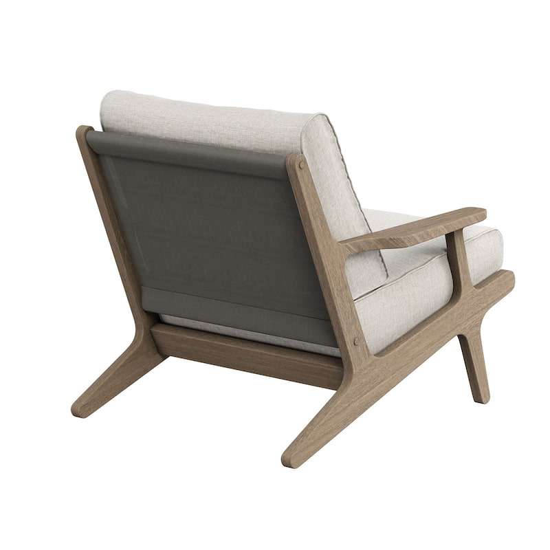 Saratoga Outdoor Patio Teak Wood Armchair