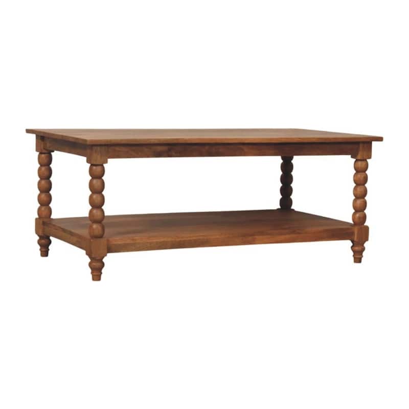 Artisan Furniture Solid Wood Barley Twist Coffee Table , Brown