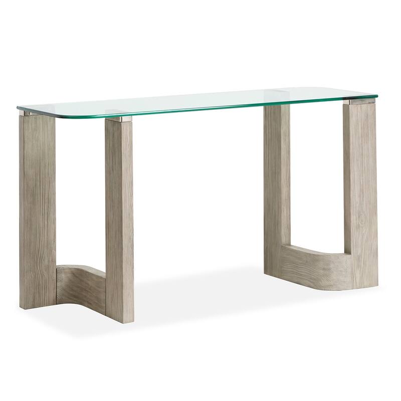 Magnussen Home Bartlett Smokey Pine Rectangular Sofa Table - 52''W x 17''D x 28''H - 52''W x 17''D x 28''H