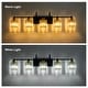preview thumbnail 12 of 22, 3/4/5-Light Modern Industrial Dimmable Crystal Bathroom Vanity Light