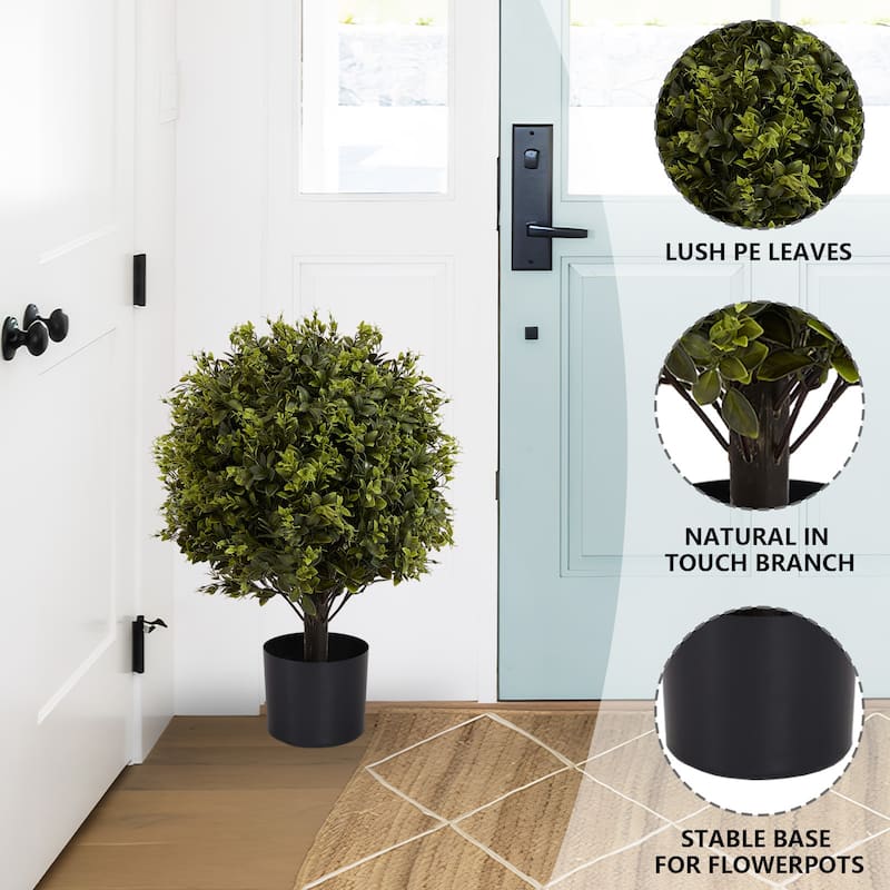 GDFStudio - Emericus Valorian Artificial Grass and Ball Topiary （Set of 2）