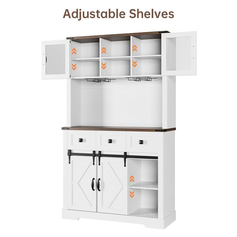 Farmhouse Buffet Cabinet with Storage