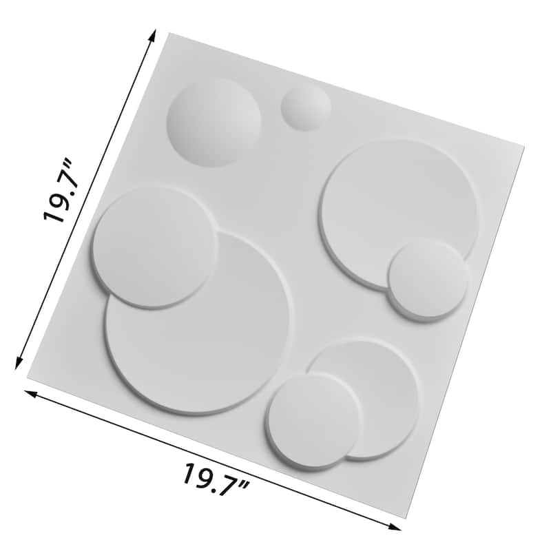 Art3d 3D Wall Panels PVC Bubble Design (32 Sq.Ft)