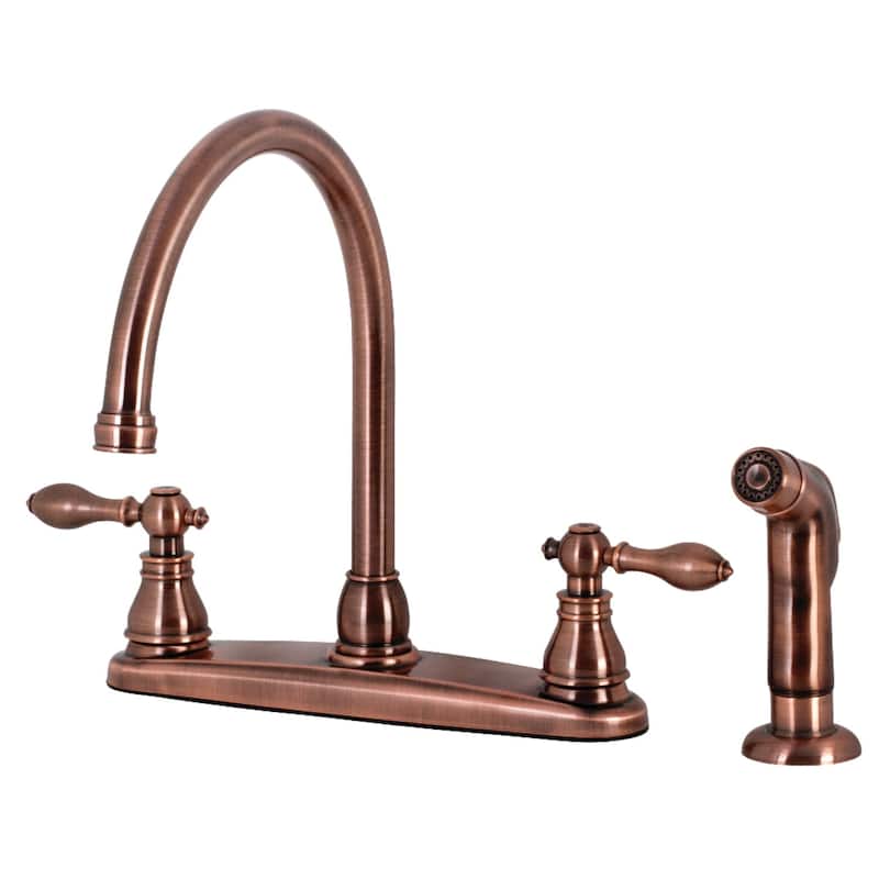 Kingston Brass American Classic 1.8 GPM Centerset Kitchen Faucet �
