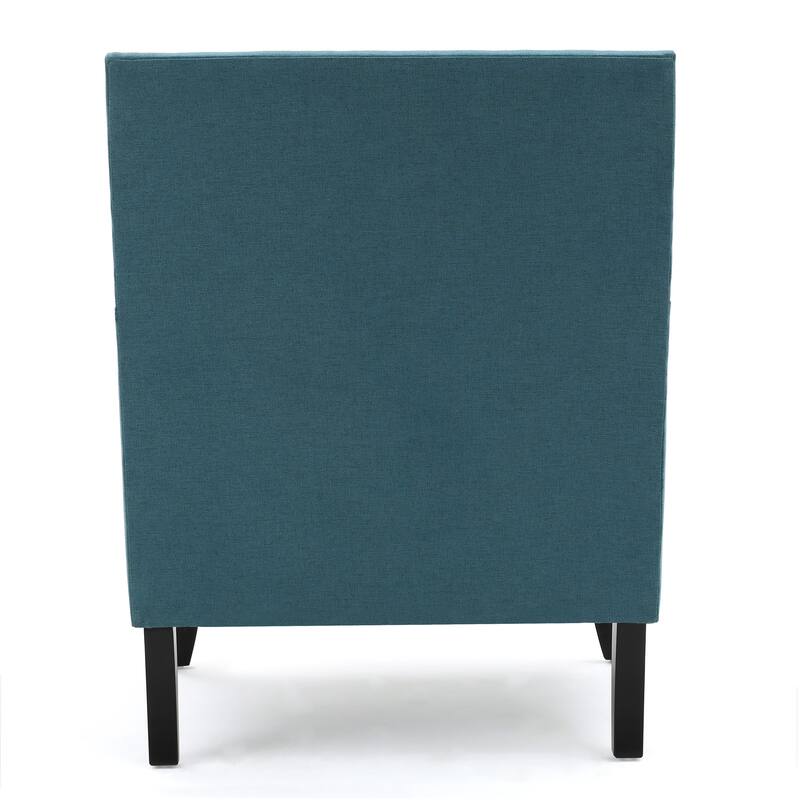 Roomfitters Upholstered Club Chair with Nailhead Trim, Modern Accent Armchair Featuring Cushioned Seat