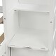 preview thumbnail 10 of 9, Twin over Full/Twin Convertible Bunk Bed with Storage Shelves and Drawers, White