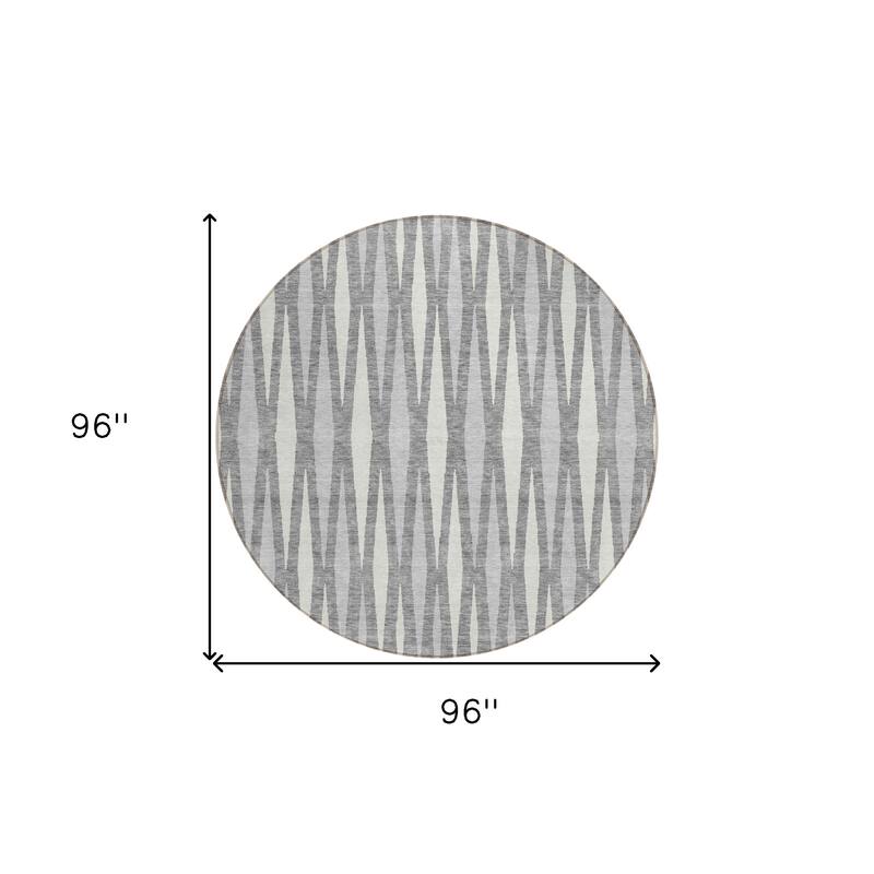 HomeRoots Geometric Transitional Rectangle Outdoor Rug