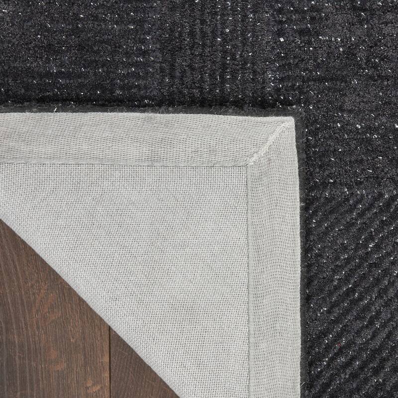 Michael Amini Abstract Linear Shimmer Area Rug