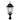 1 Light Outdoor Post Lantern in Imperial Black