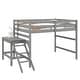 preview thumbnail 13 of 12, Full Pine Loft Bed with Platform, Ladder, Safety Rails, Easy Assembly