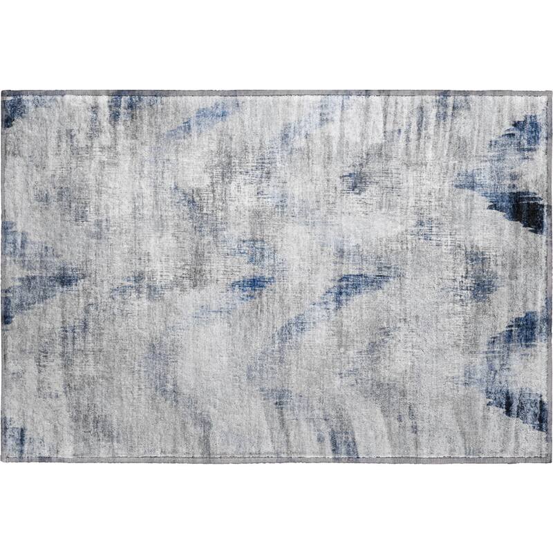 Premium Washable Super Soft Modern Brushstrokes V Mayfield Rug