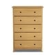 preview thumbnail 14 of 20, Grain Wood Furniture Shaker 5-drawer Solid Wood Chest