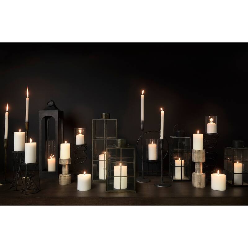 Bolton 3.9L x 3.9W x 10.6H Gold Metal Table Candle Holders