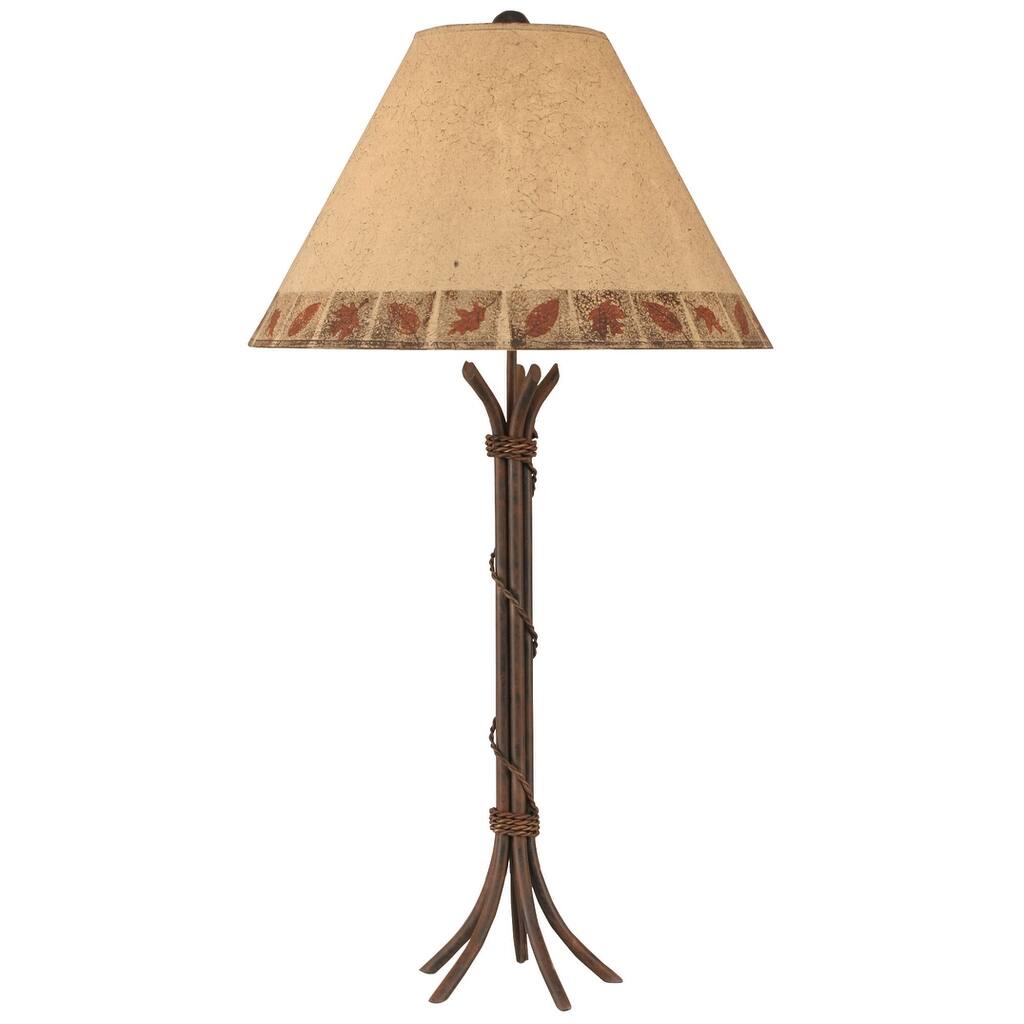 Rustic Iron Table Lamp