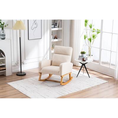 Accent Rocking Chair, Upholstered Kids Glider Rocking Chair for Infants and Children