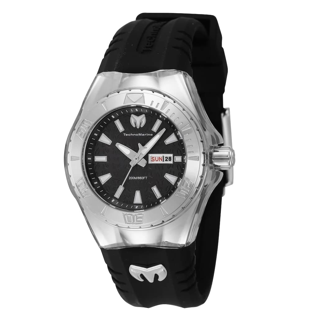 Technomarine Women's TM-122015 Cruise Quartz Black Dial Watch
