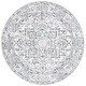 preview thumbnail 9 of 11, SAFAVIEH Layla Argine Modern Rug 6'7" Round - Ivory Grey/Charcoal - Round