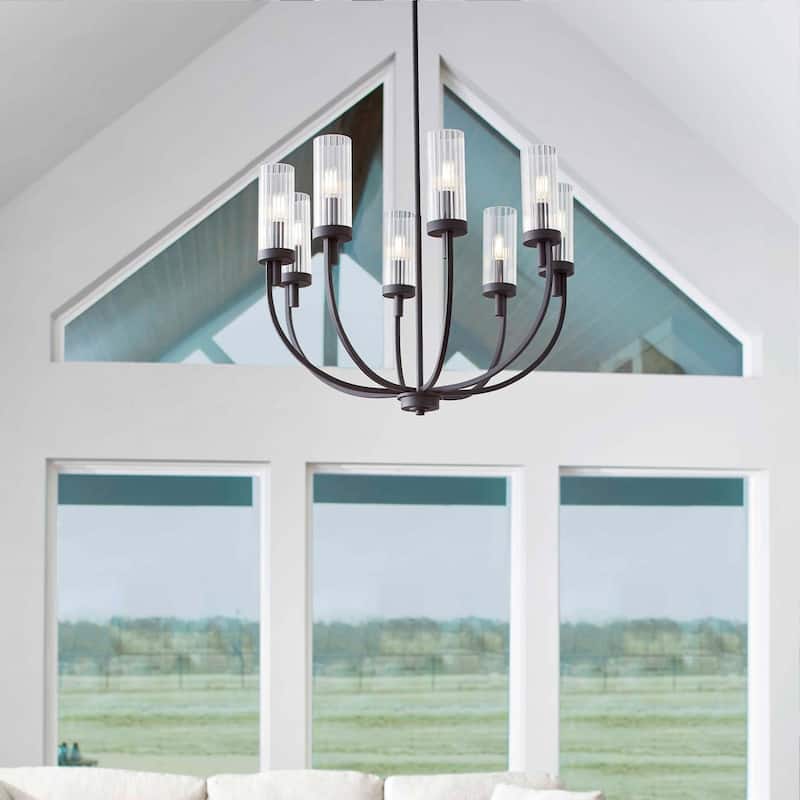 Quorum International 601-8 Ladin 8 Light 28" Wide Chandelier