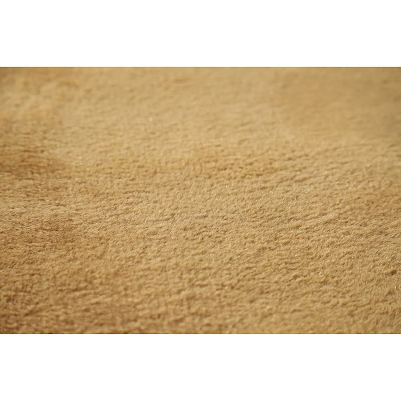 Hand Knotted Oriental 100% Wool Carpet Traditional Floral Yellow & Gold Art Deco Area Rug - 17' 9'' X 11' 10''