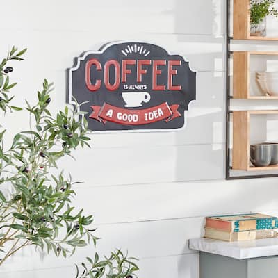 Black Iron Farmhouse Wall Decor 15 x 24 x 1 - 24 x 1 x 15