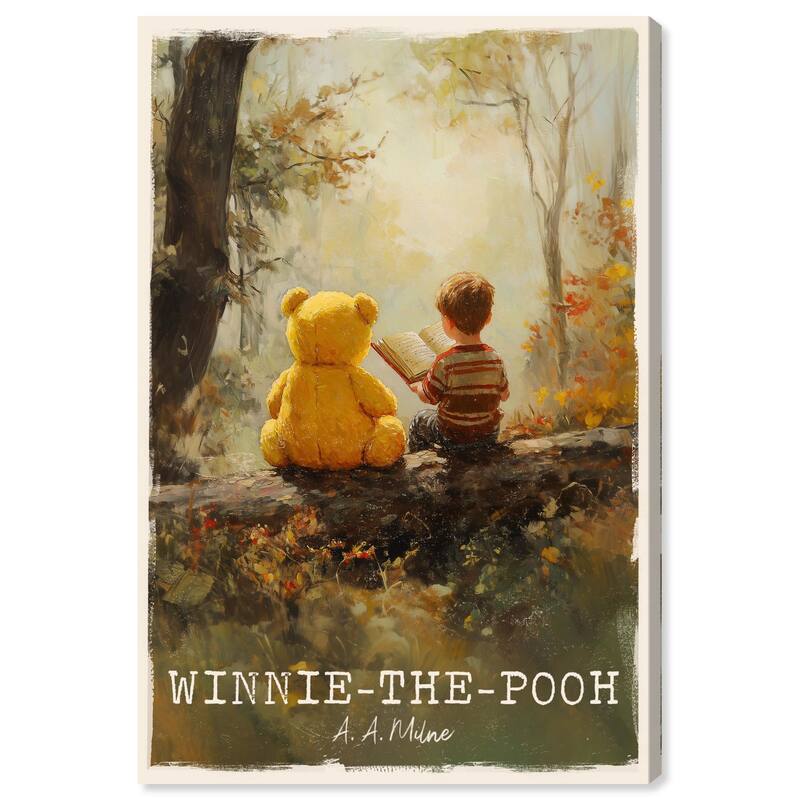 Classic Winnie the Pooh Canvas by Art Remedy, Gallery Wrapped - 24" x 36"
