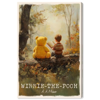 Classic Winnie the Pooh Canvas by Art Remedy, Gallery Wrapped