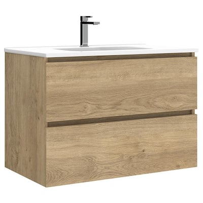 WS Bath Collections Flora C80 Flora 32" Wall Mounted Single Basin