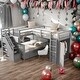 preview thumbnail 20 of 25, L-Shaped Triple Bunk Bed With 3 Drawers, Desk and Wardrobe, Espresso