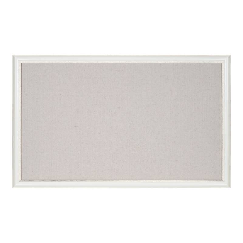 DesignOvation Macon Framed Linen Fabric Pinboard