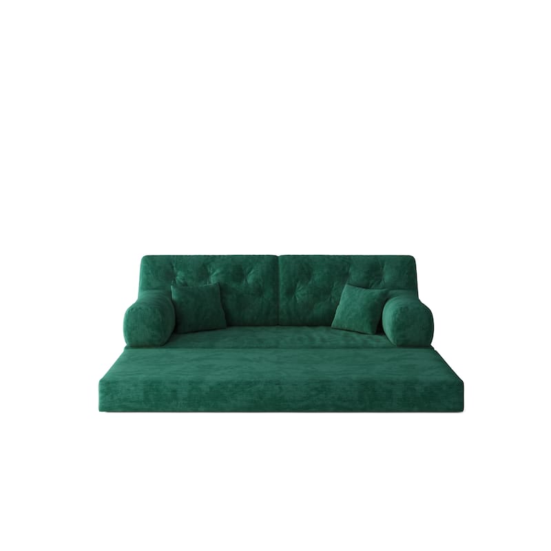 Modular Sofa, Convertible Pudding Block Sofa, Floor-Standing Sofa Bed With Armrests And Comfortable Sofa Bed
