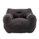 preview thumbnail 47 of 68, Bean Bag Sofa Chair with Armrests Stuffed High-Density Foam