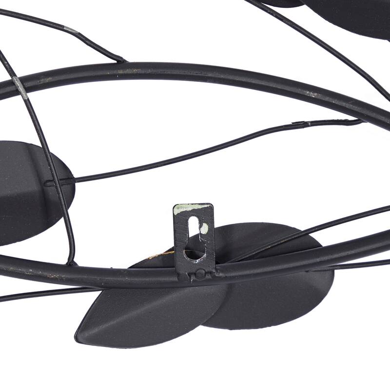 Brown Metal Leaf Home Wall Decor