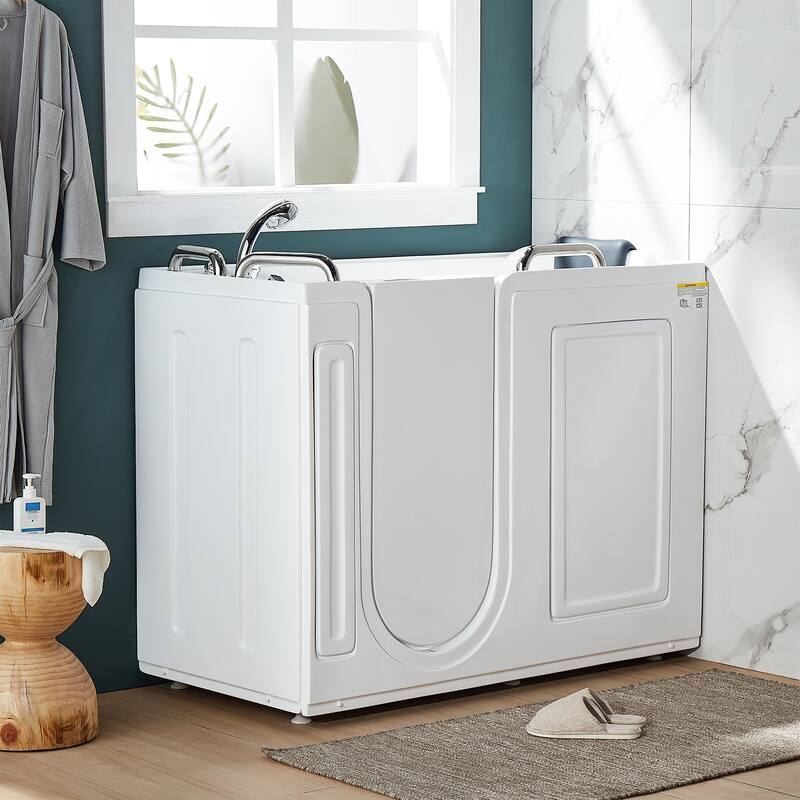 A&E Bath Oneal Alcove Walk-In Jetted Tub - 53-inch