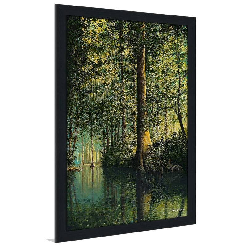 "Peaceful River (Vertical)" Print on Acrylic