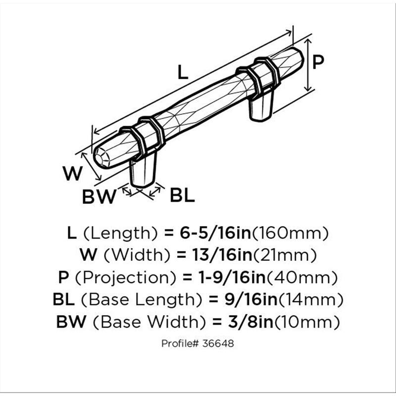 Carrione 3-3/4 in (96 mm) Center-to-Center Marble White/Polished Nickel Cabinet Pull - 3.75