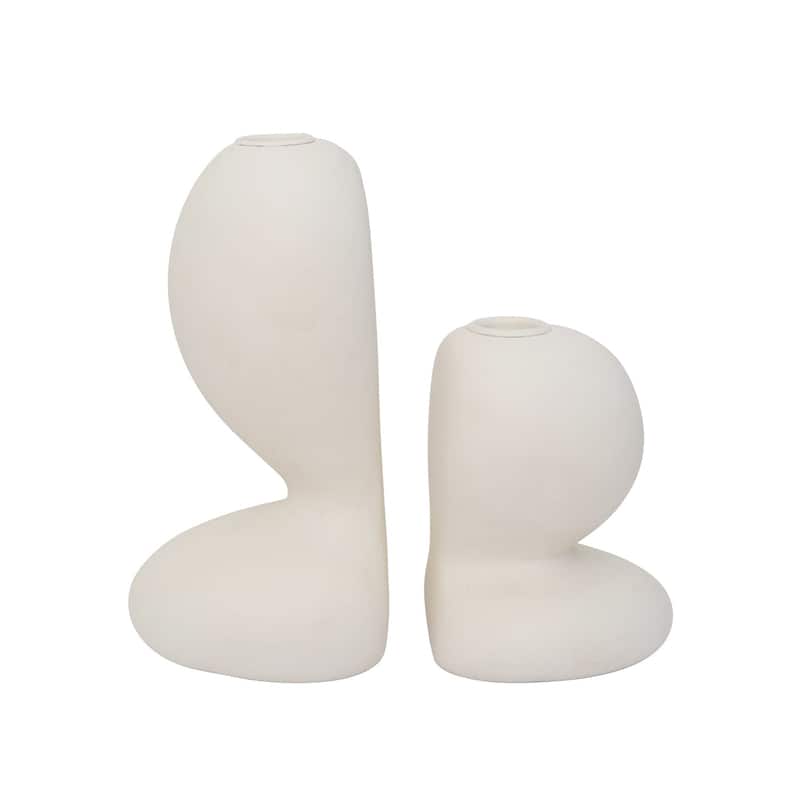 Candle Holder Chou, Set Of 2- ST