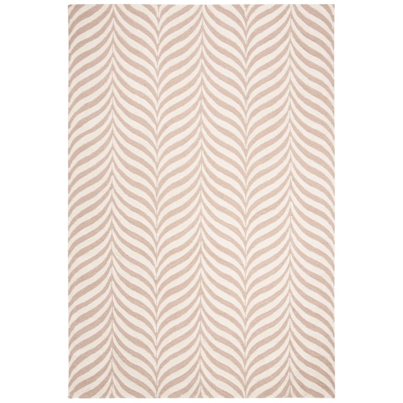 SAFAVIEH Handmade Bella Crescencia Modern Floral Wool Rug